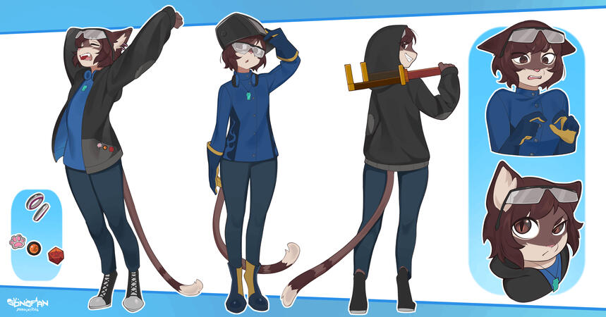 Stray Cat Virgo Refsheet